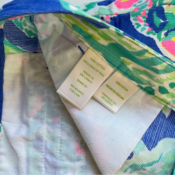 Lilly Pulitzer Tropical Shorts Size 4 - Picture 4 of 5